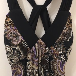 Worn Once! Paisley Print Racerback Dress